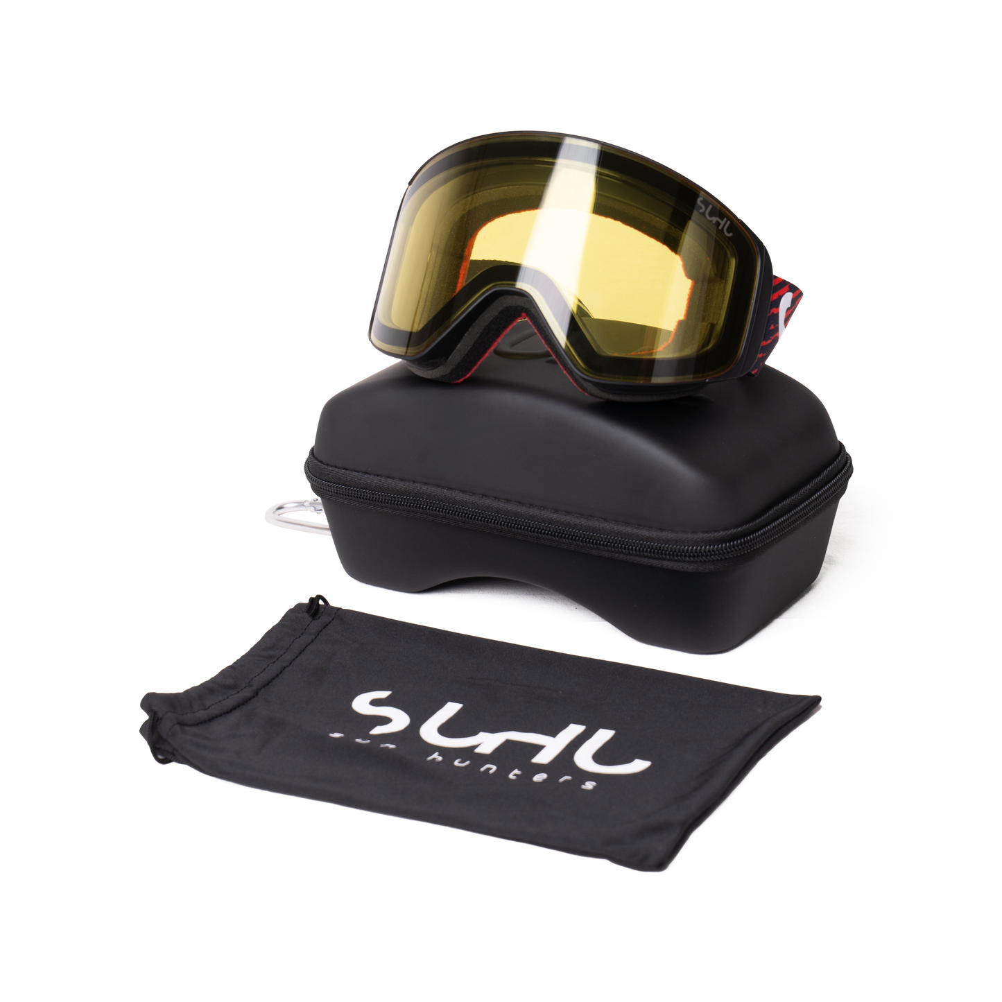 LIGHTSPEED SNOW GOGGLES / BLACK / RED