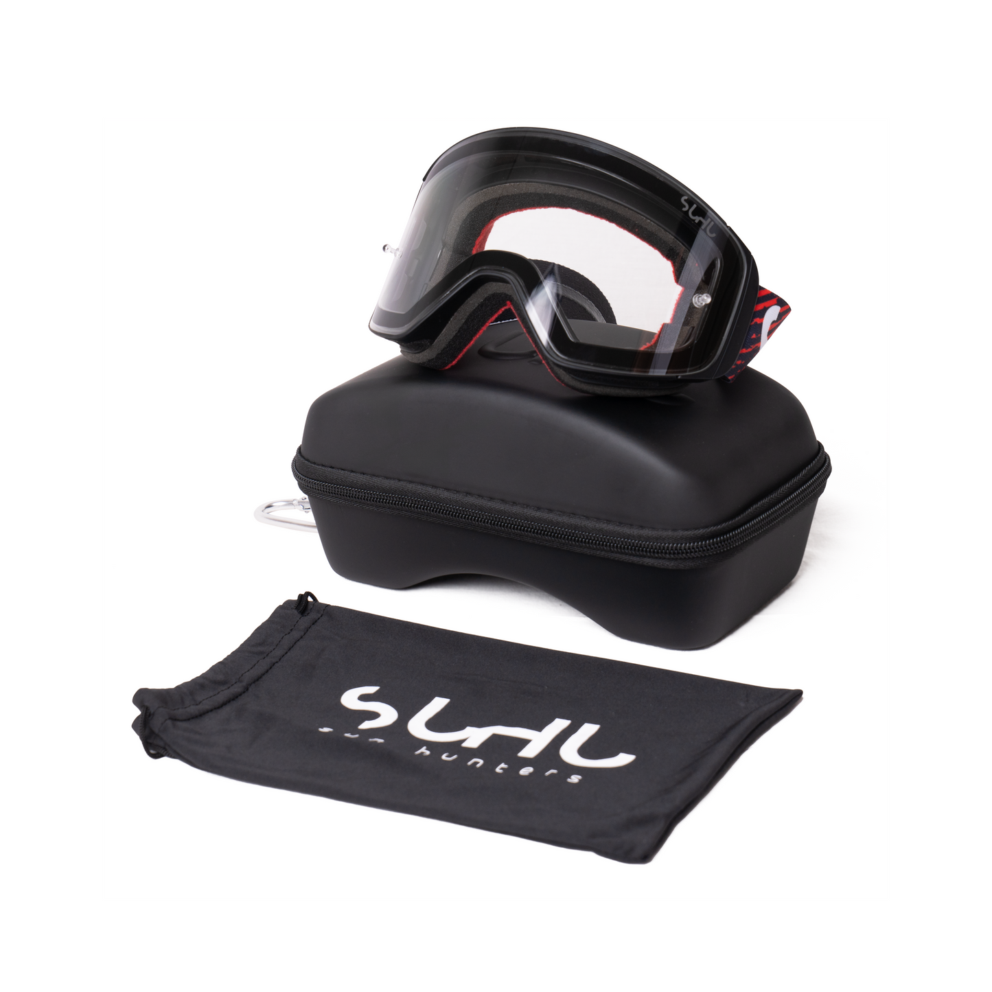 LIGHTSPEED MX GOGGLES / BLACK / RED