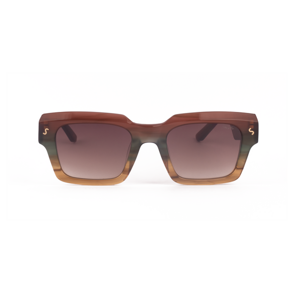 RIZ in Sunrise Brown Gradient | SUHU Sunglasses – Sun Hunters